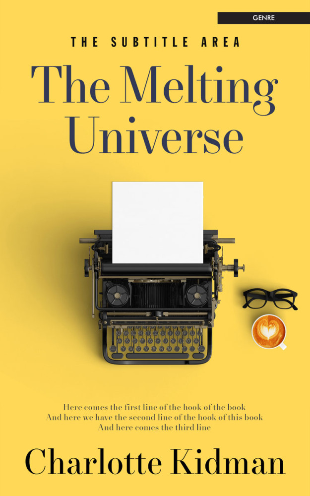 Front view of Cream Can #2815 - Premade Business Book Cover