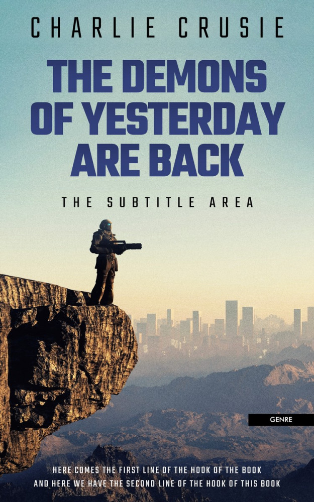 Front view of Pumice #2825 - Premade Science Fiction Book Cover | BookCoverZone