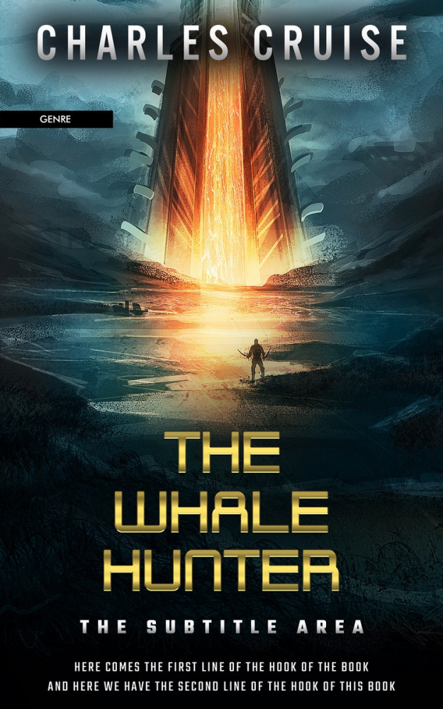 Front view of Mirage #2836 - Premade Science Fiction Book Cover