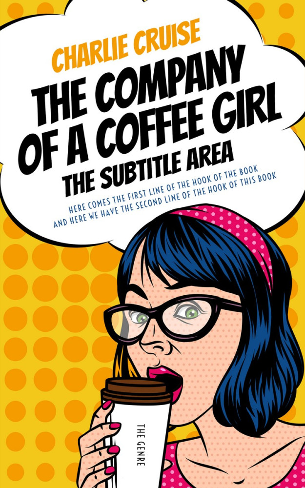 Front view of Ebony #2857 - Premade Abstract Book Cover