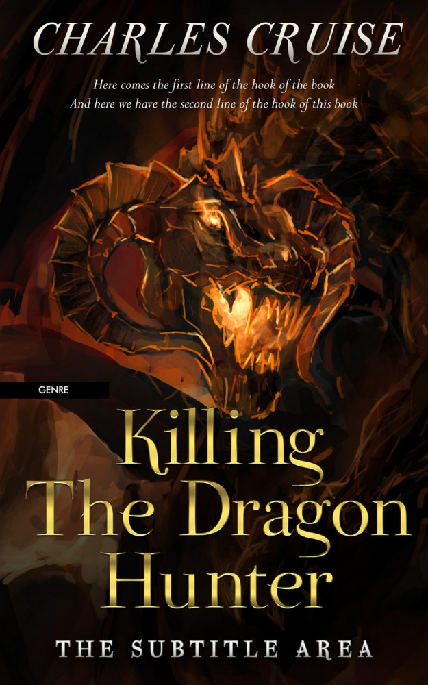 Front view of Asphalt #2858 - Premade Apocalyptica Book Cover