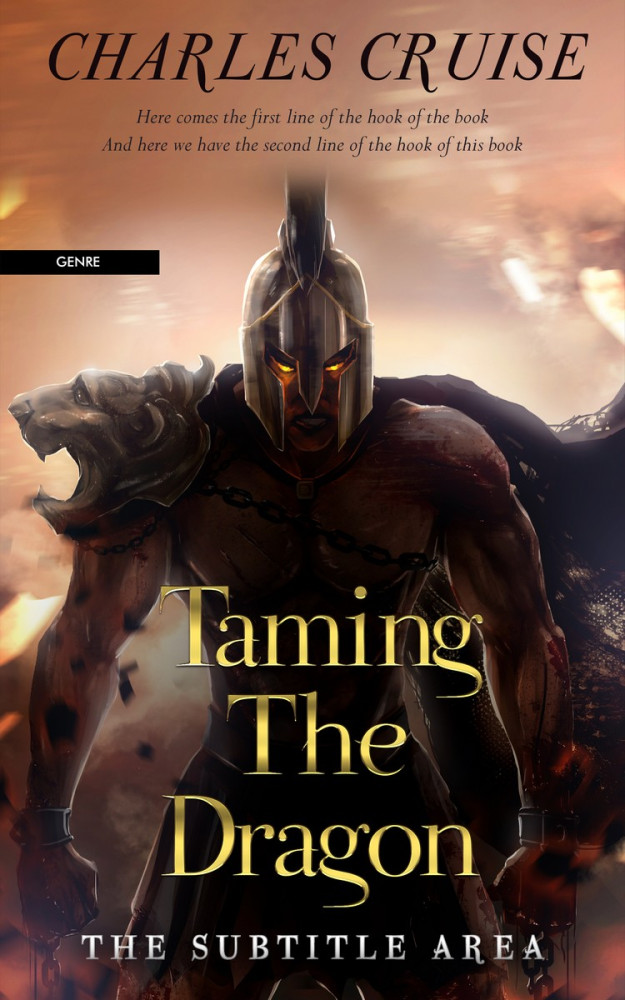 Front view of Tan #2865 - Premade Historical Book Cover