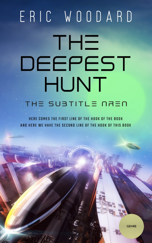 Front view of Neptune #2910 - Premade Science Fiction Book Cover