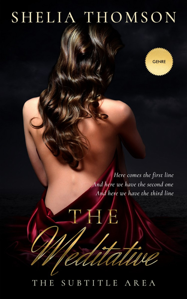 Front view of Gondola #2938 - Premade Erotica Book Cover