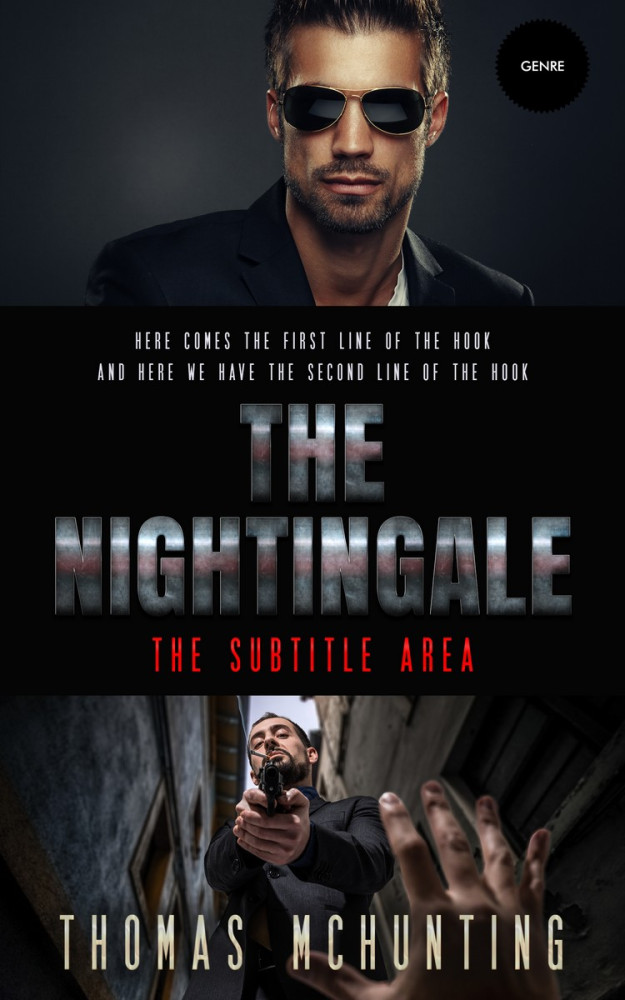 Front view of Woodsmoke #2978 - Premade Action & Adventure Book Cover