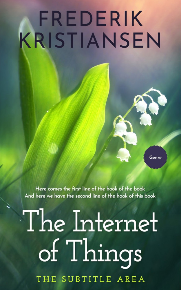 Front view of Tom Thumb #2986 - Premade Poetry Book Cover