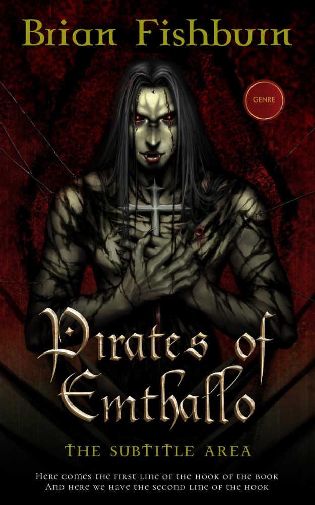 Front view of Night Rider #3034 - Premade Fantasy Book Cover