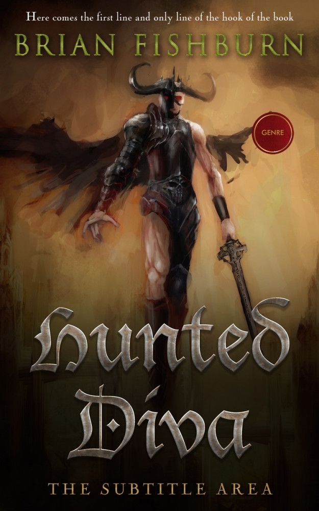 Front view of Eternity #3043 - Premade Fantasy Book Cover