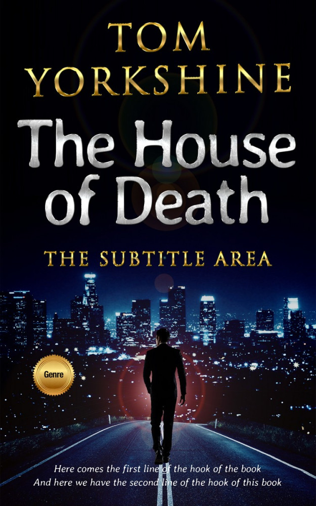 Front view of Ebony #3066 - Premade Business Book Cover