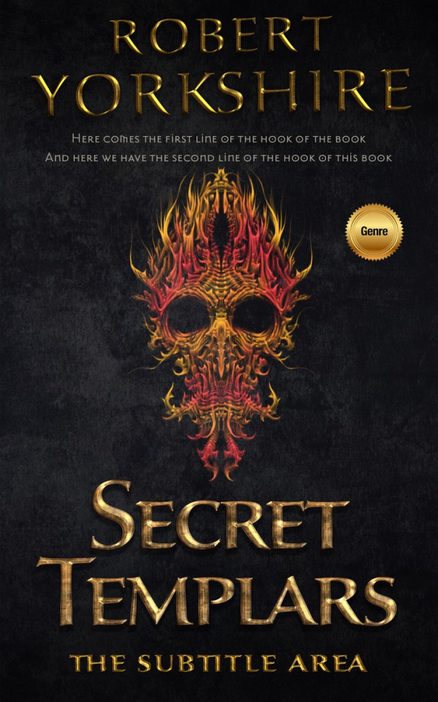 Front view of Woodsmoke #3077 - Premade Fantasy Book Cover