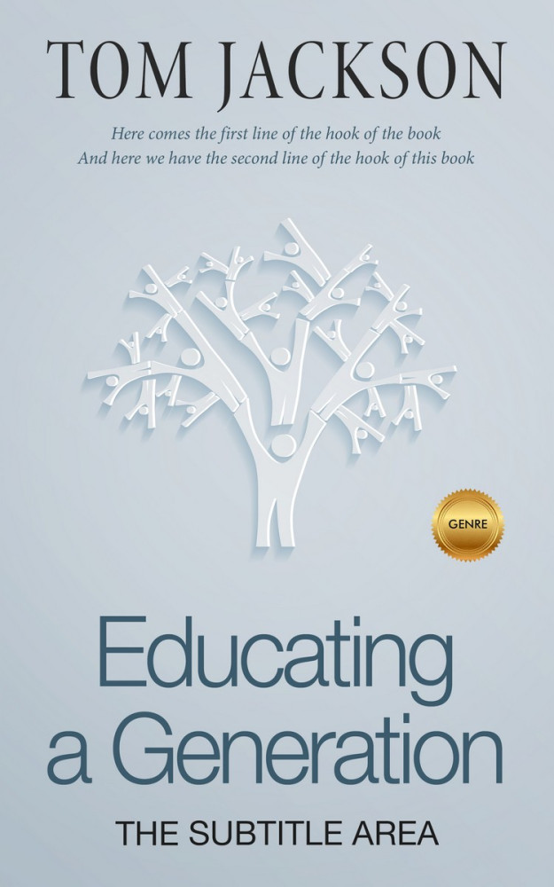 Front view of Loblolly #3096 - Premade Family & Parenting Book Cover