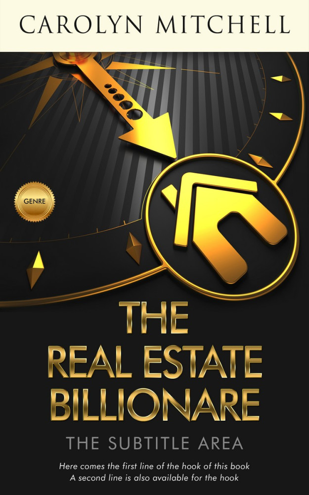 Front view of Chalky #3114 - Premade Business Book Cover | BookCoverZone