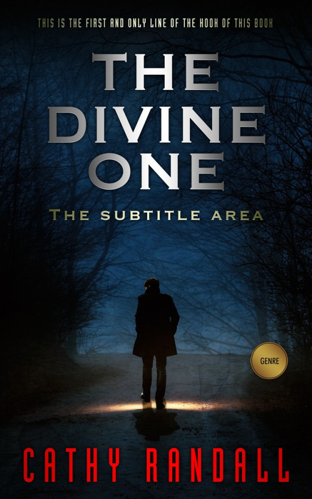 Front view of Black #3151 - Premade Mystery & Thriller & Suspense Book Cover