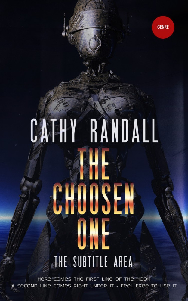 Front view of Vulcan #3171 - Premade Science Fiction Book Cover