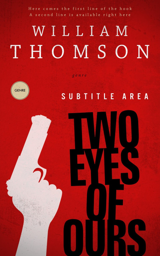 Front view of Milano Red #3178 - Premade Mystery & Thriller & Suspense Book Cover | BookCoverZone