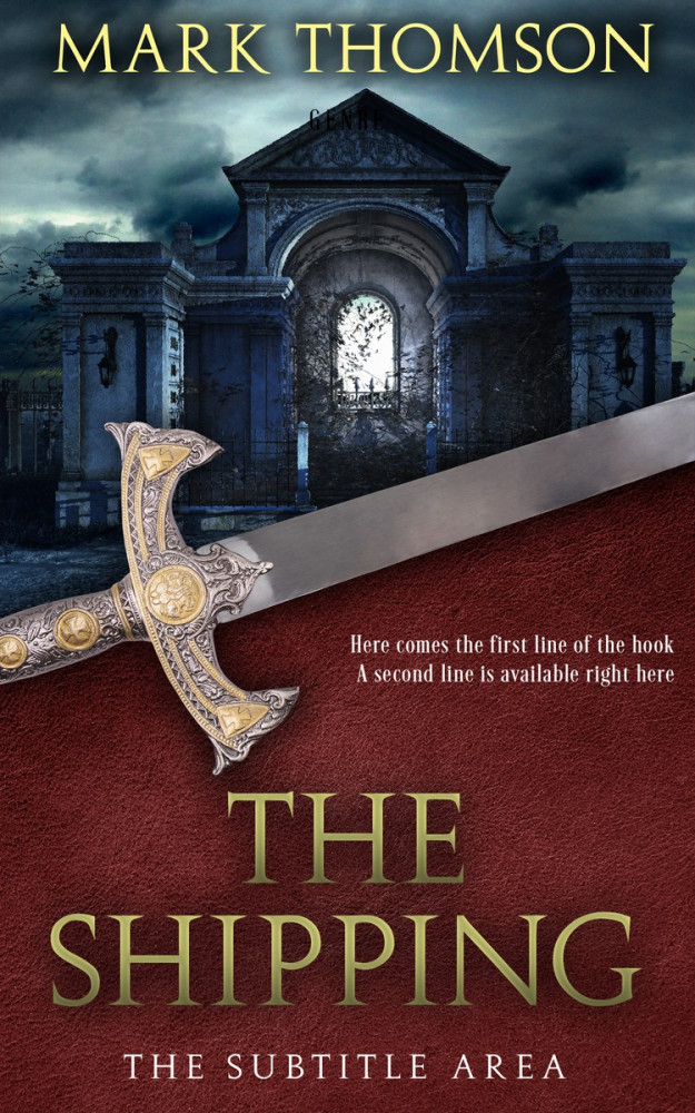 Front view of Woody Brown #3189 - Premade Historical Book Cover