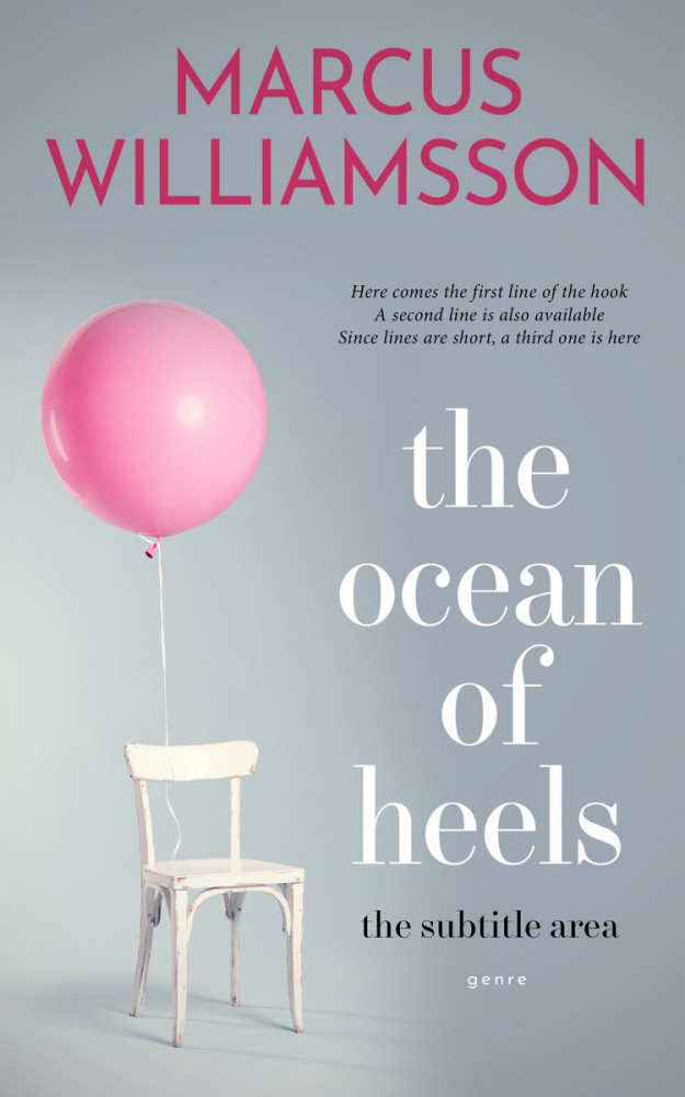 Front view of Hit Gray #3198 - Premade Romance Book Cover