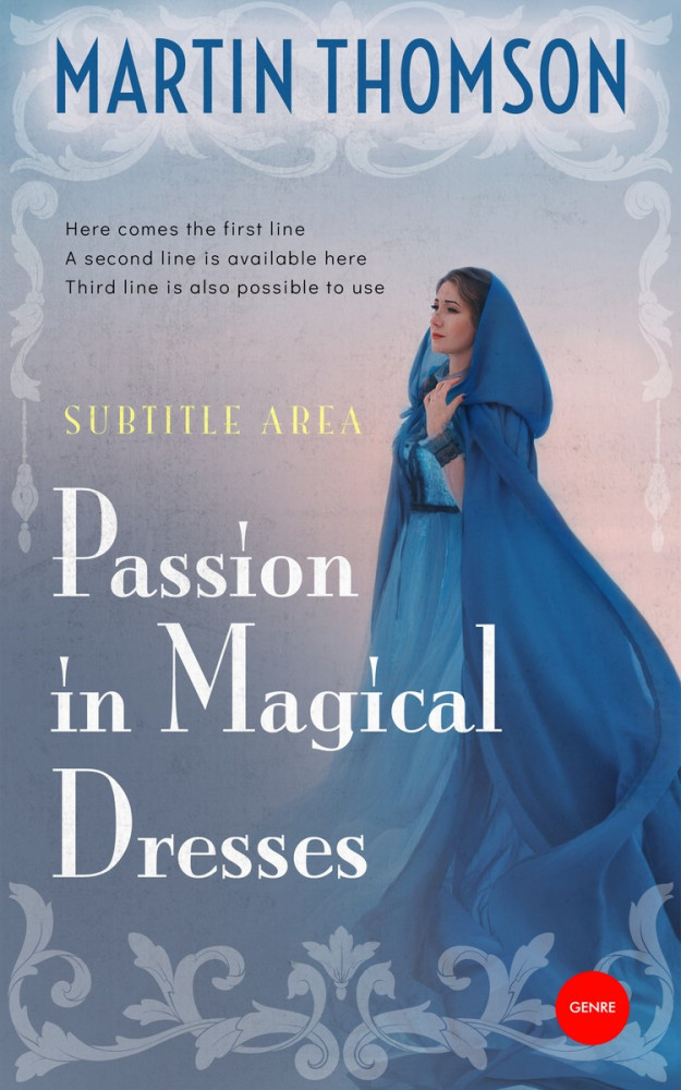 Front view of Bombay #3204 - Premade Romance Book Cover