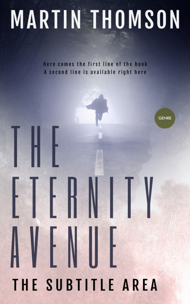 Front view of Pale Slate #3214 - Premade Mystery & Thriller & Suspense Book Cover