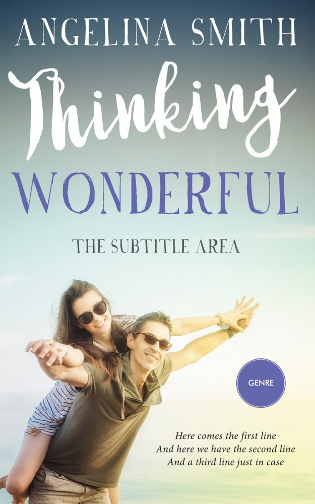 Front view of Periglacial Blue #3245 - Premade Romance Book Cover