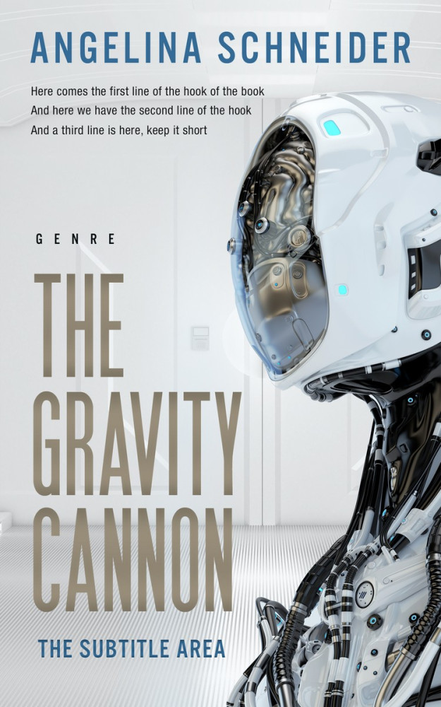 Front view of Iron #3248 - Premade Science Fiction Book Cover