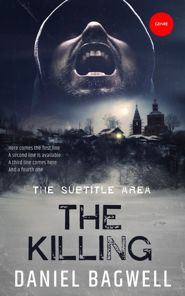 Front view of Ebony Clay #3257 - Premade Mystery & Thriller & Suspense Book Cover