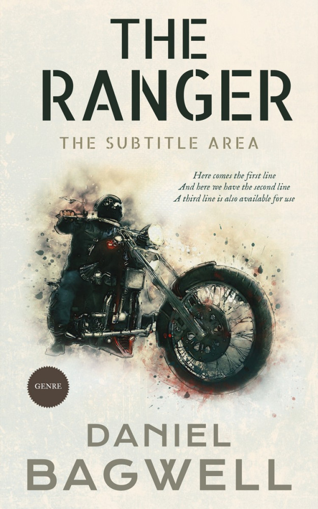 Front view of White Rock #3266 - Premade Action & Adventure Book Cover