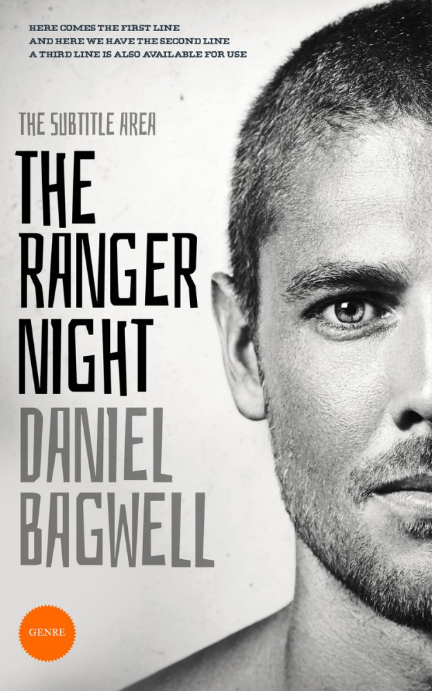 Front view of Quill Gray #3267 - Premade Action & Adventure Book Cover