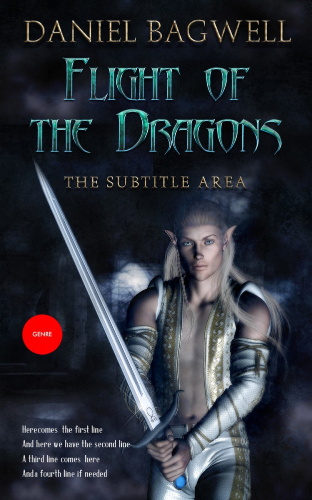 Front view of Bunker #3274 - Premade Fantasy Book Cover