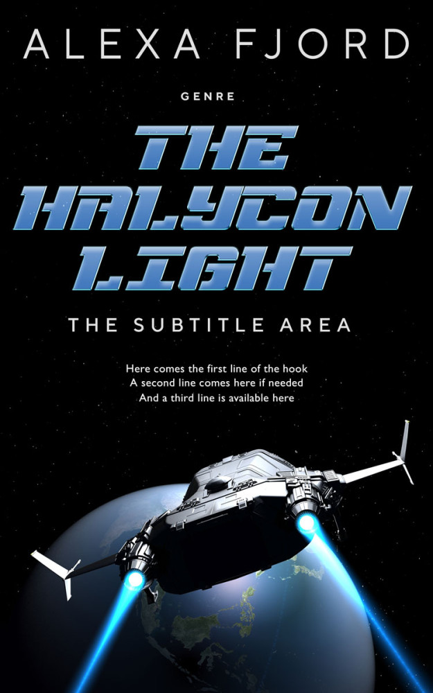 Front view of Bunker #3285 - Premade Science Fiction Book Cover