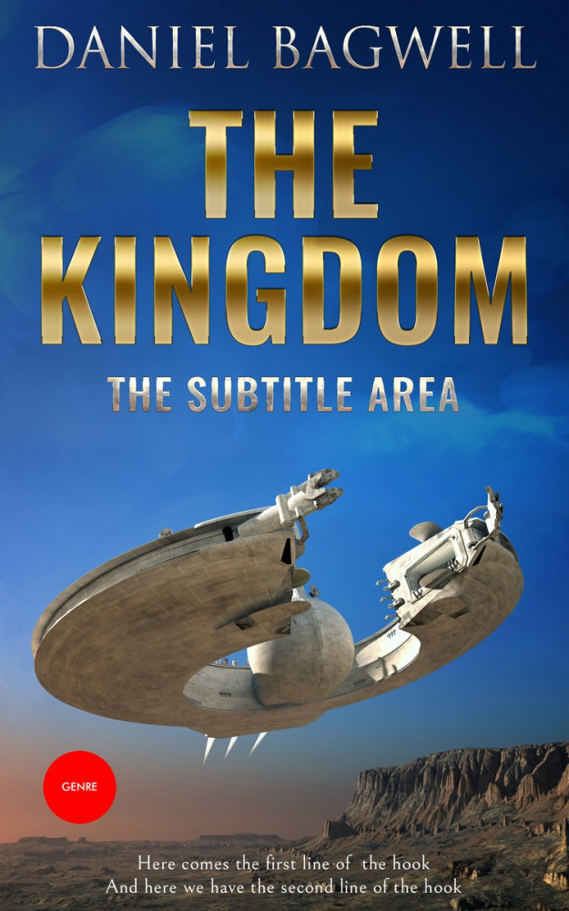 Front view of San Juan #3286 - Premade Science Fiction Book Cover