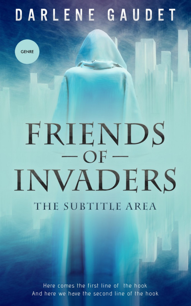 Front view of Sinbad #3293 - Premade Science Fiction Book Cover