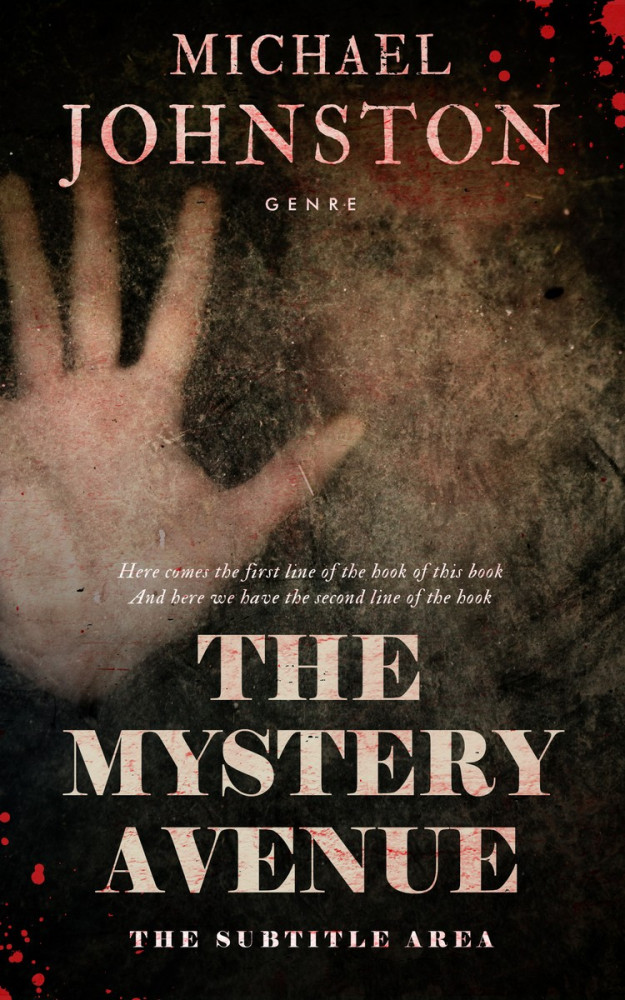 Front view of Oil #3310 - Premade Mystery & Thriller & Suspense Book Cover