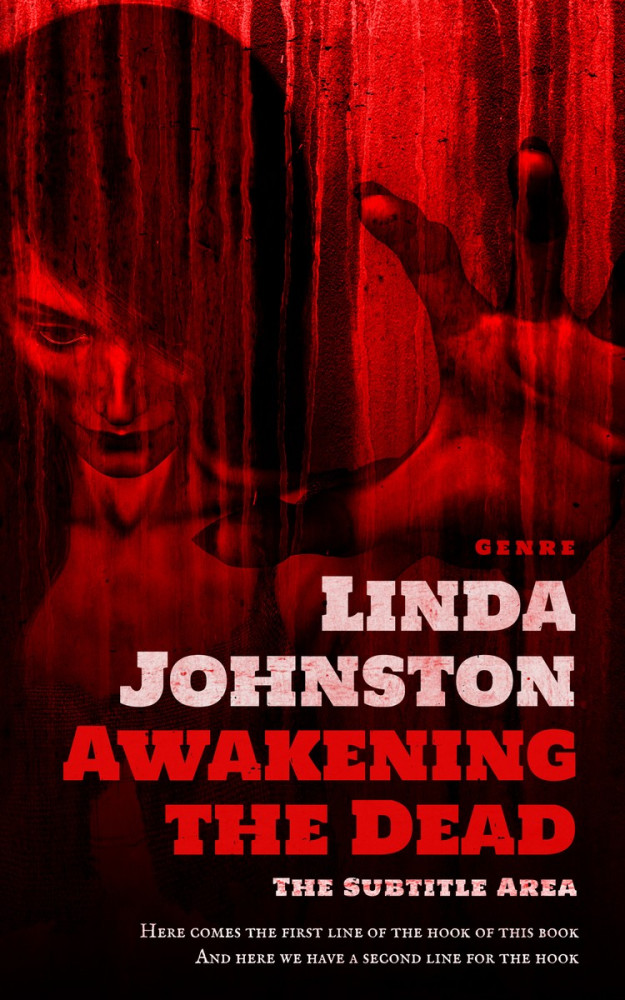 Front view of Punch #3318 - Premade Horror Book Cover