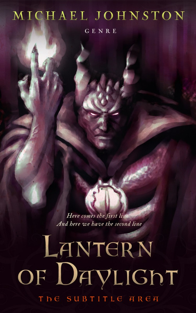 Front view of Gondola #3337 - Premade Fantasy Book Cover