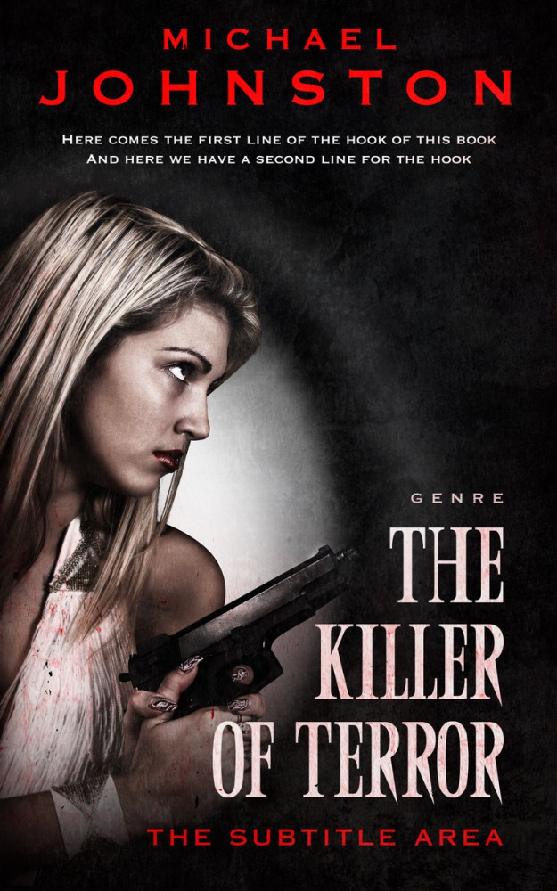 Front view of Clam Shell #3354 - Premade Mystery & Thriller & Suspense Book Cover