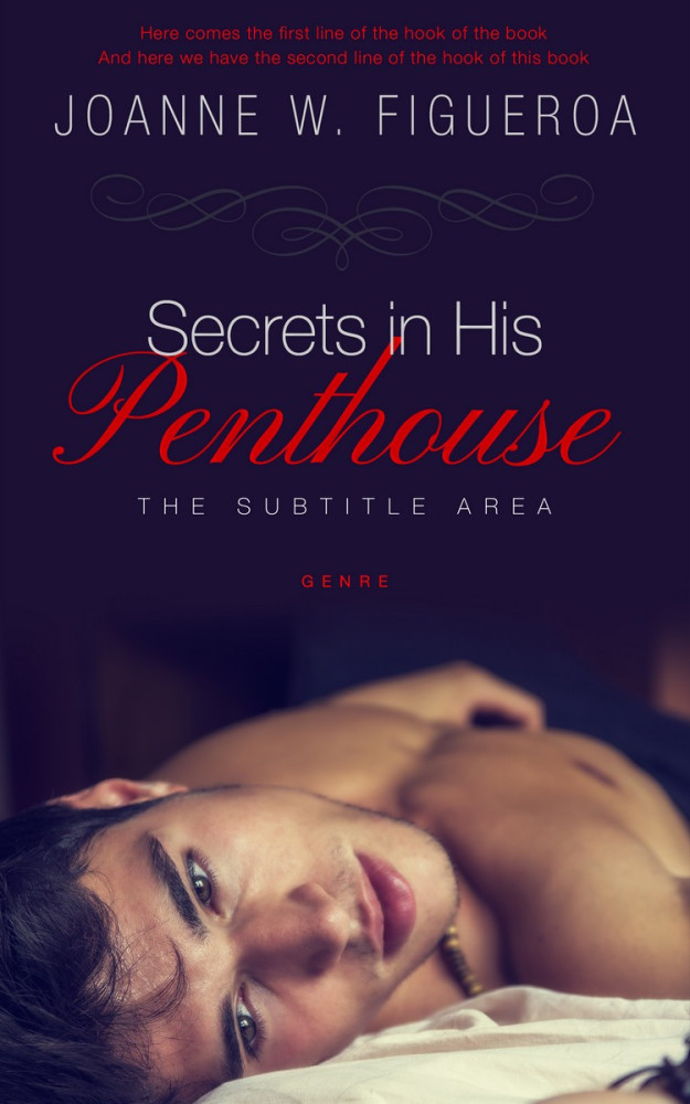 Front view of Old Rose #3367 - Premade Erotica Book Cover