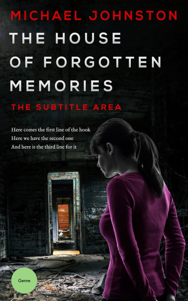 Front view of Cod Gray #3397 - Premade Mystery & Thriller & Suspense Book Cover