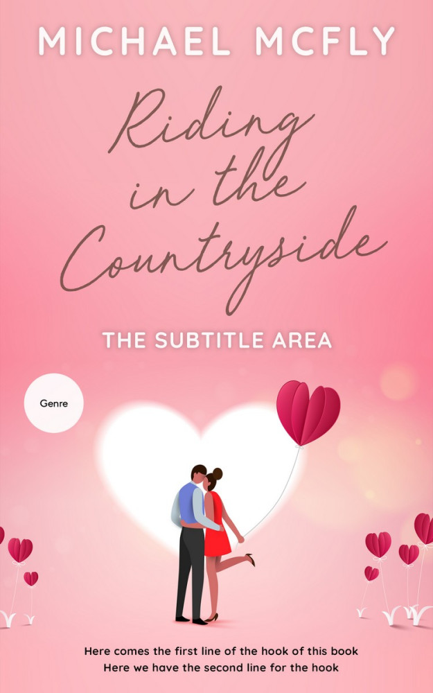 Front view of Illusion #3434 - Premade Romance Book Cover