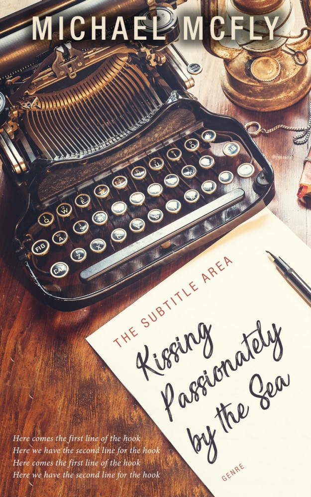 Front view of Baltic Sea #3438 - Premade Poetry Book Cover | BookCoverZone