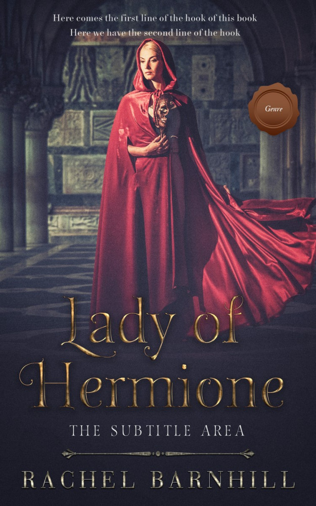 Front view of Tuna #3458 - Premade Fantasy Book Cover