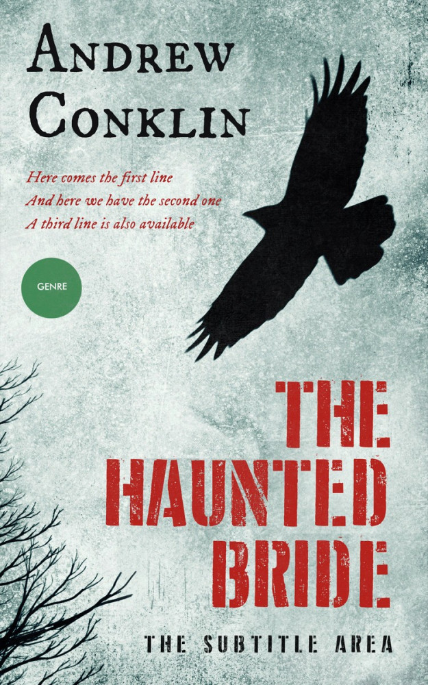 Front view of Conch #3487 - Premade Mystery & Thriller & Suspense Book Cover