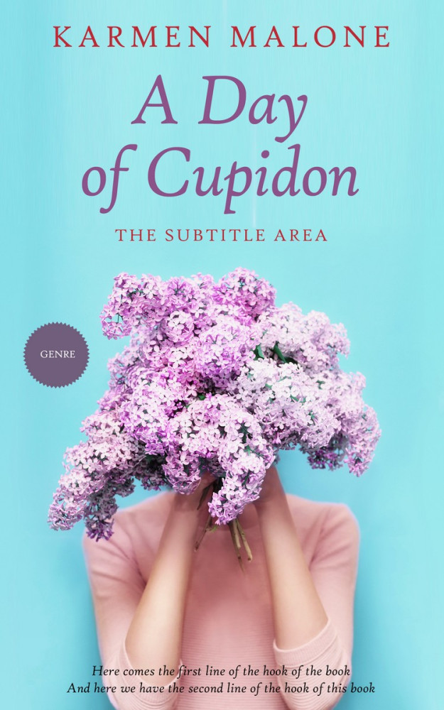 Front view of Morning Glory #3505 - Premade Romance Book Cover