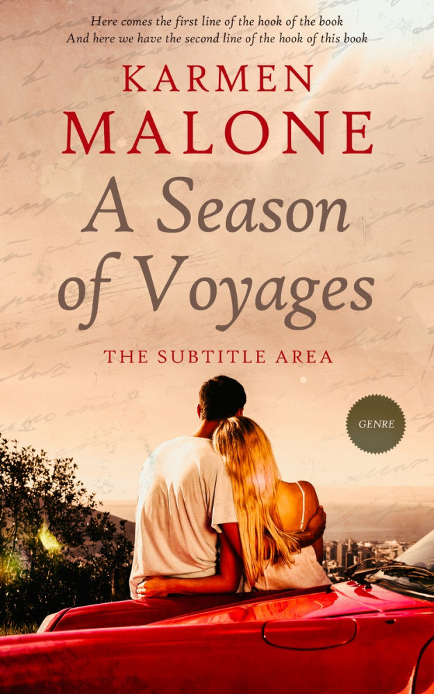 Front view of Pancho #3527 - Premade Romance Book Cover