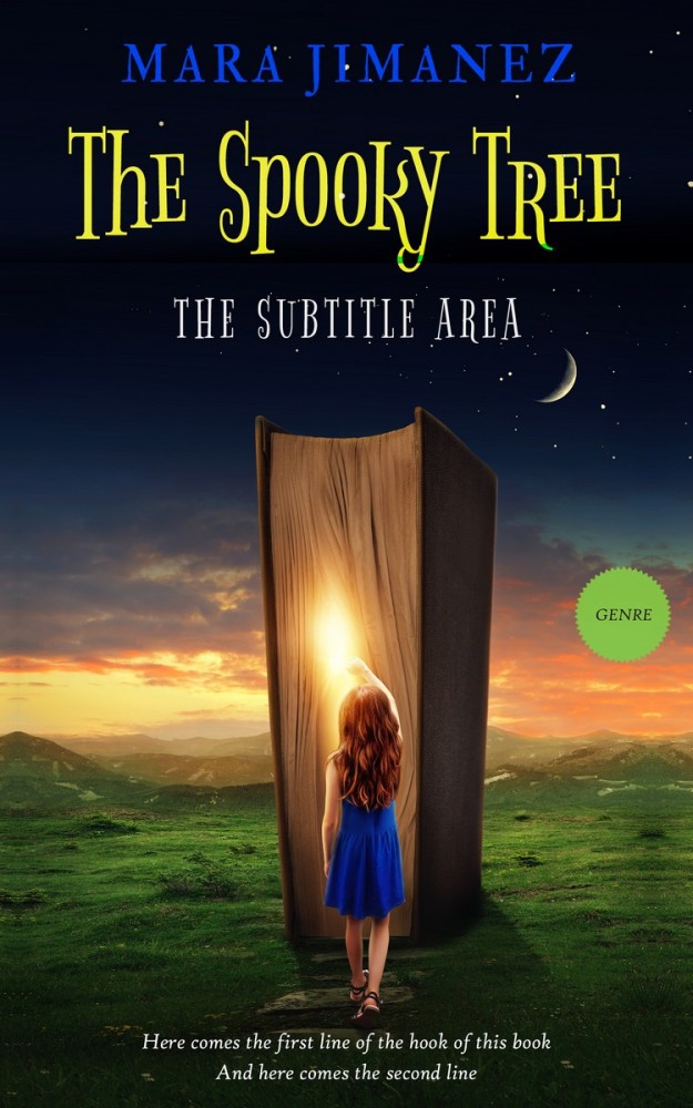 Front view of Tussock #3551 - Premade Fantasy Book Cover