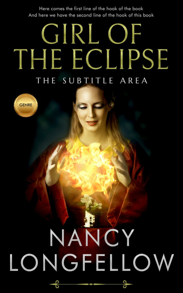 Front view of Laser #3576 - Premade Fantasy Book Cover