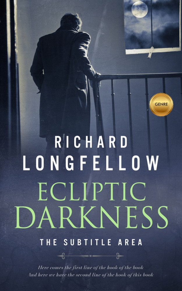 Front view of Oxford Blue #3593 - Premade Mystery & Thriller & Suspense Book Cover