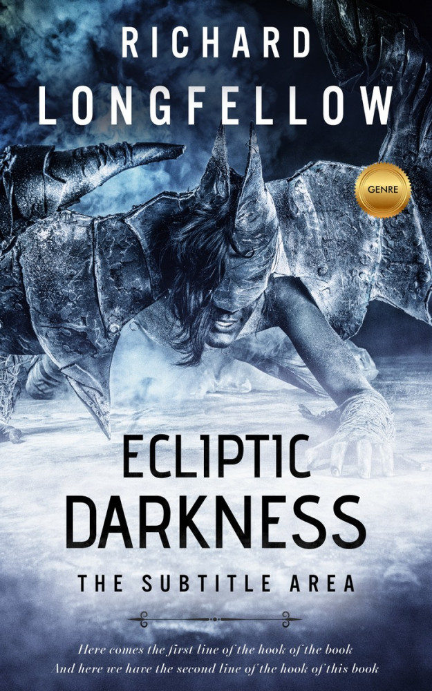 Front view of Geyser #3596 - Premade Fantasy Book Cover