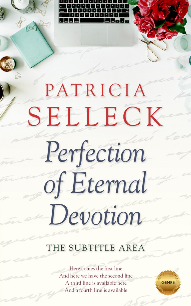 Front view of Green White #3610 - Premade Health & Mind & Body Book Cover | BookCoverZone