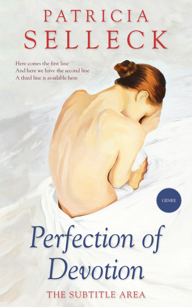 Front view of Satin Linen #3611 - Premade Health & Mind & Body Book Cover